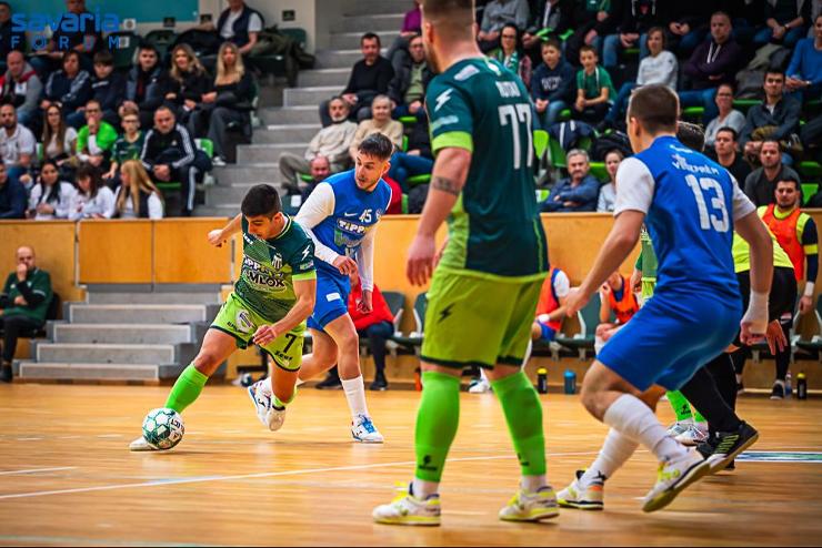 Futsal: jabb Halads-siker, idegenben is tt rgtak a zld-fehrek a nagy rivlis Veszprmnek